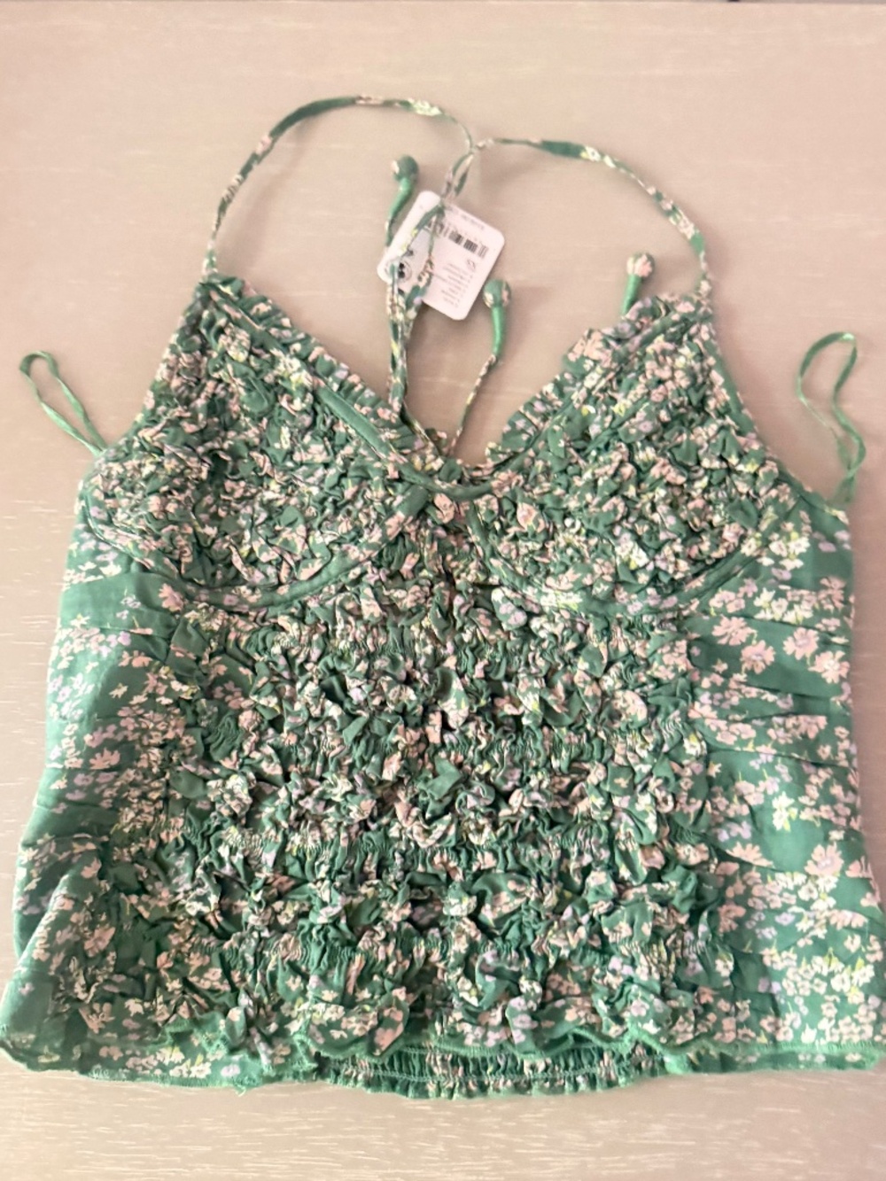 Green Free People Brunch Club Set